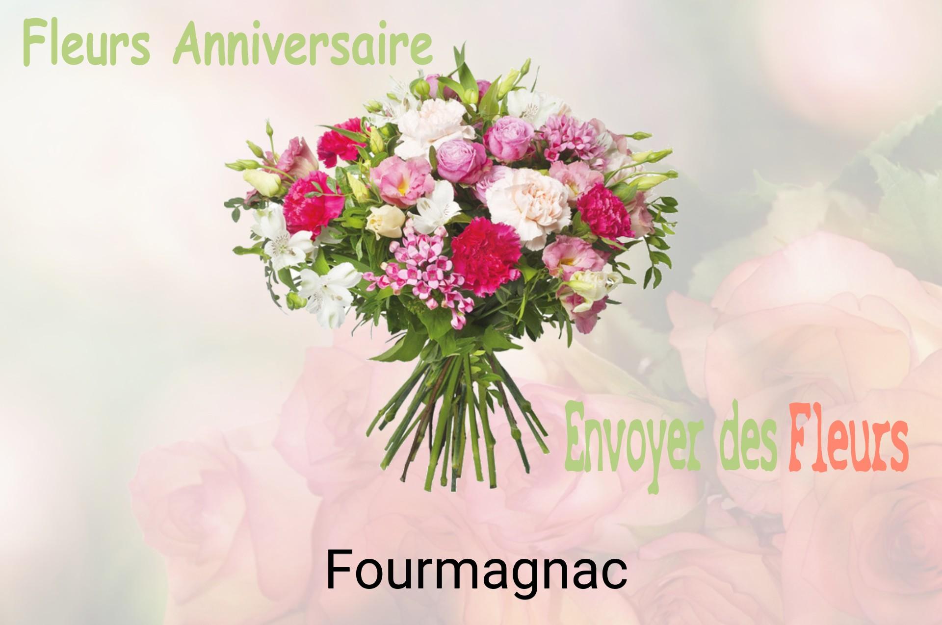 Bouquet de fleurs d’anniversaire livré à Fourmagnac